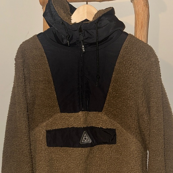 HUF Teddy Balaclava Hoodie Gortex Jacket